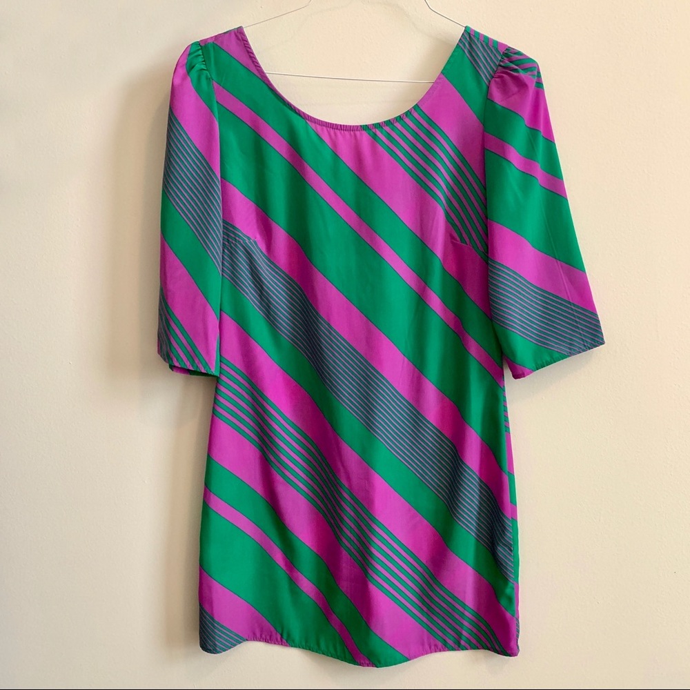 Hello Miss Stripe Dress Size Large